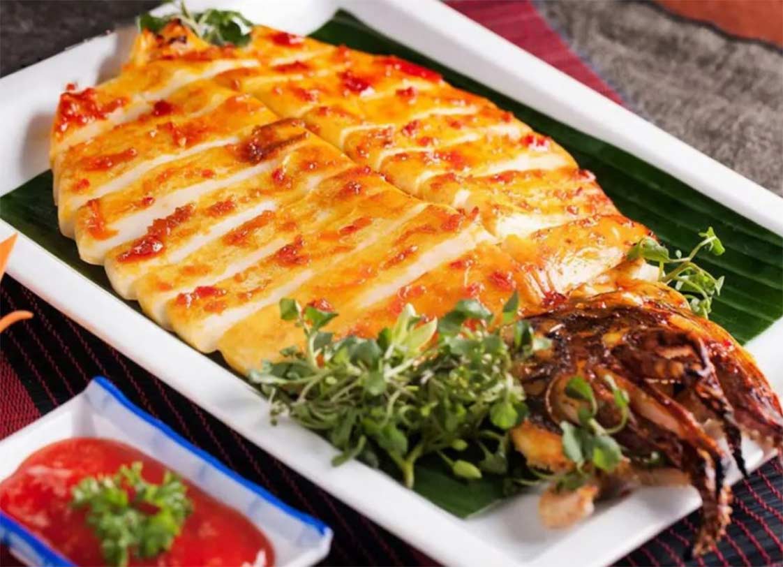 món ngon từ mực lá