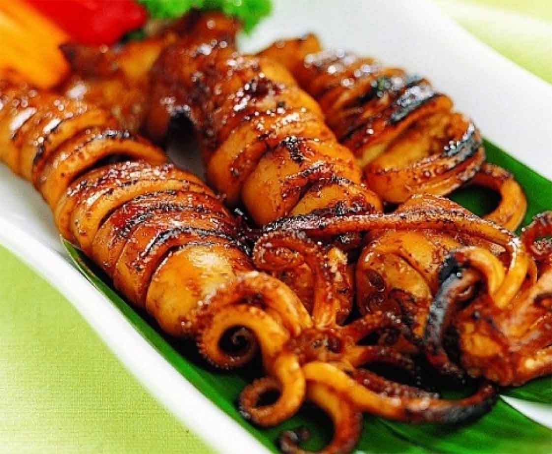 Cách làm mực ống nướng ngon