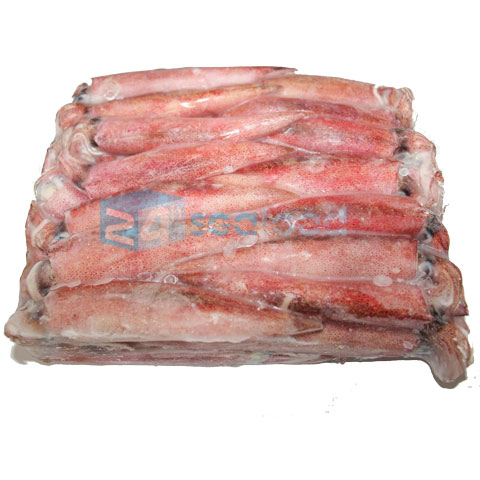 Mực ghim đông block được sản xuất tại nhà máy 24h Seafood