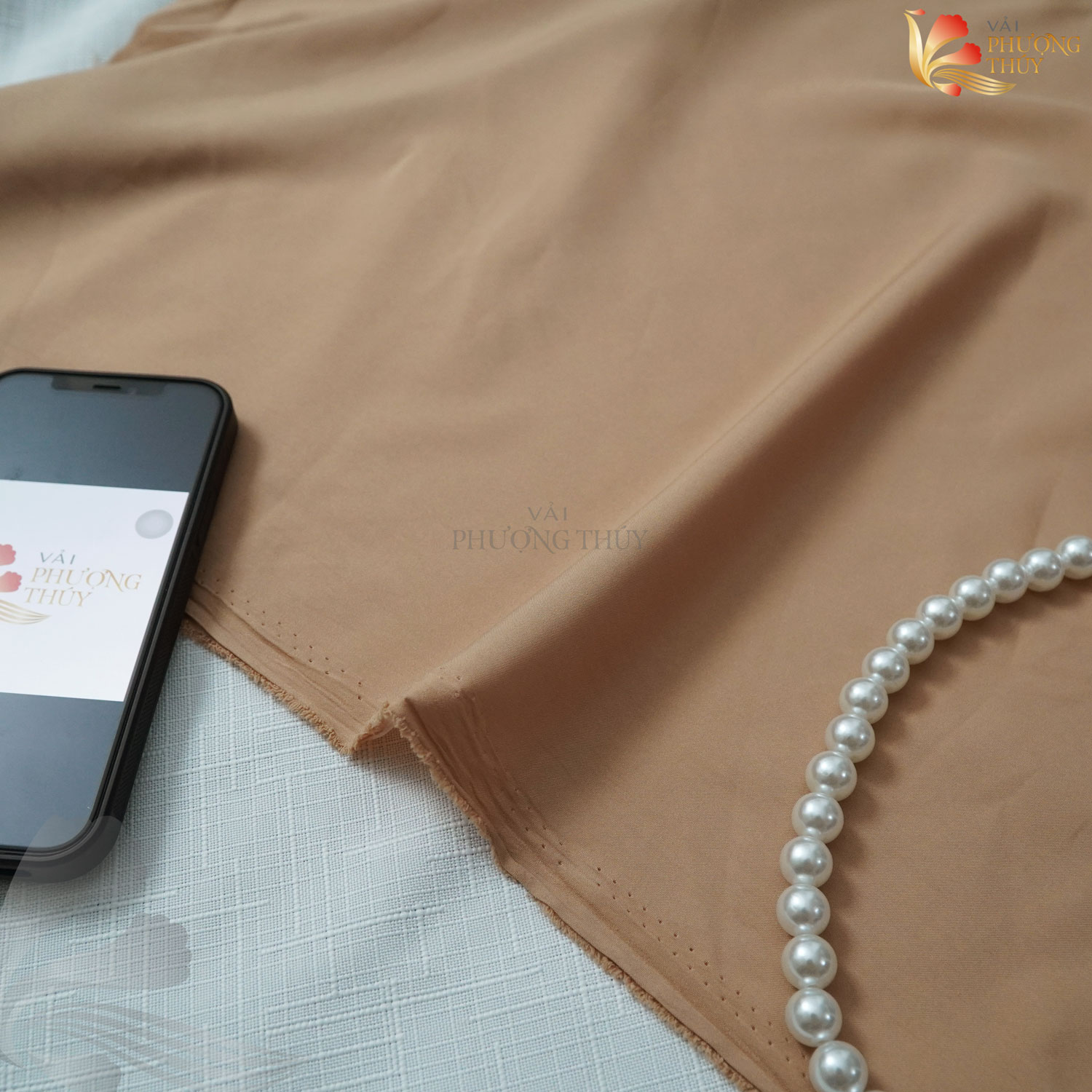 Cận chất vải lót lụa Phượng Thúy may lót áo dài, đầm váy,...