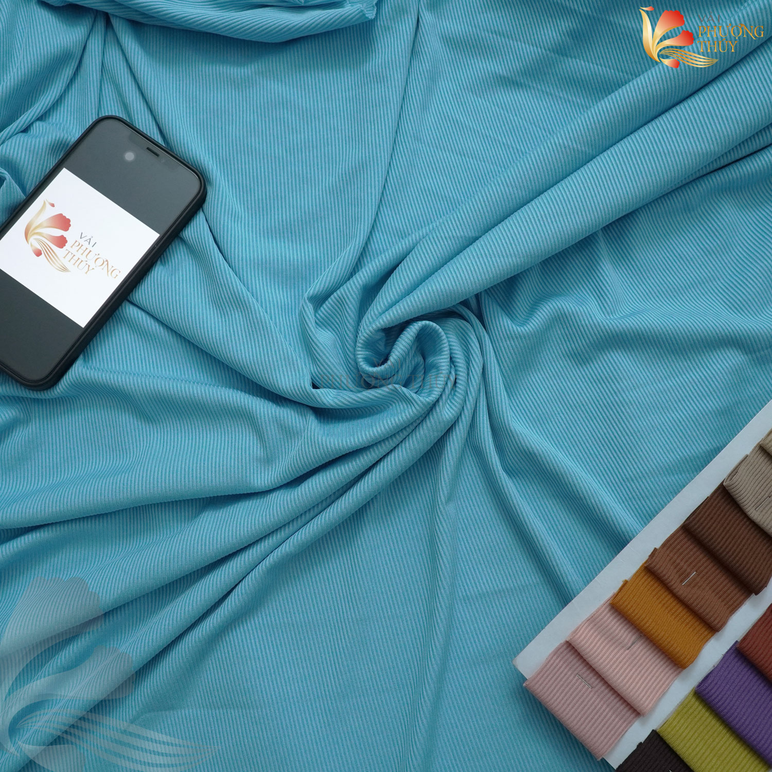 Vải thun tăm Phượng Thúy