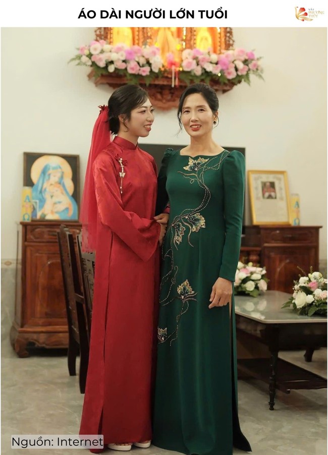 Áo dài người lớn tuổi