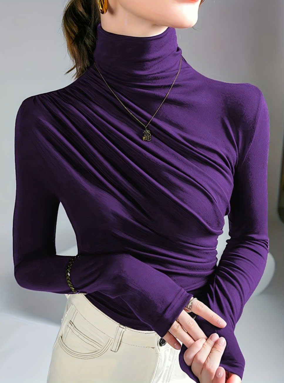 Vải polyester nhẹ, giữ nhiệt tốt, chống thấm nước và gió, thích hợp cho áo khoác mùa đông