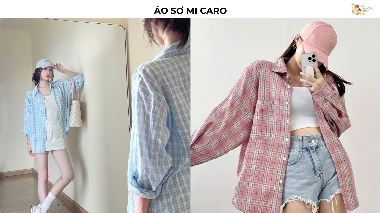 Áo sơ mi nữ caro sọc to freesize năng động