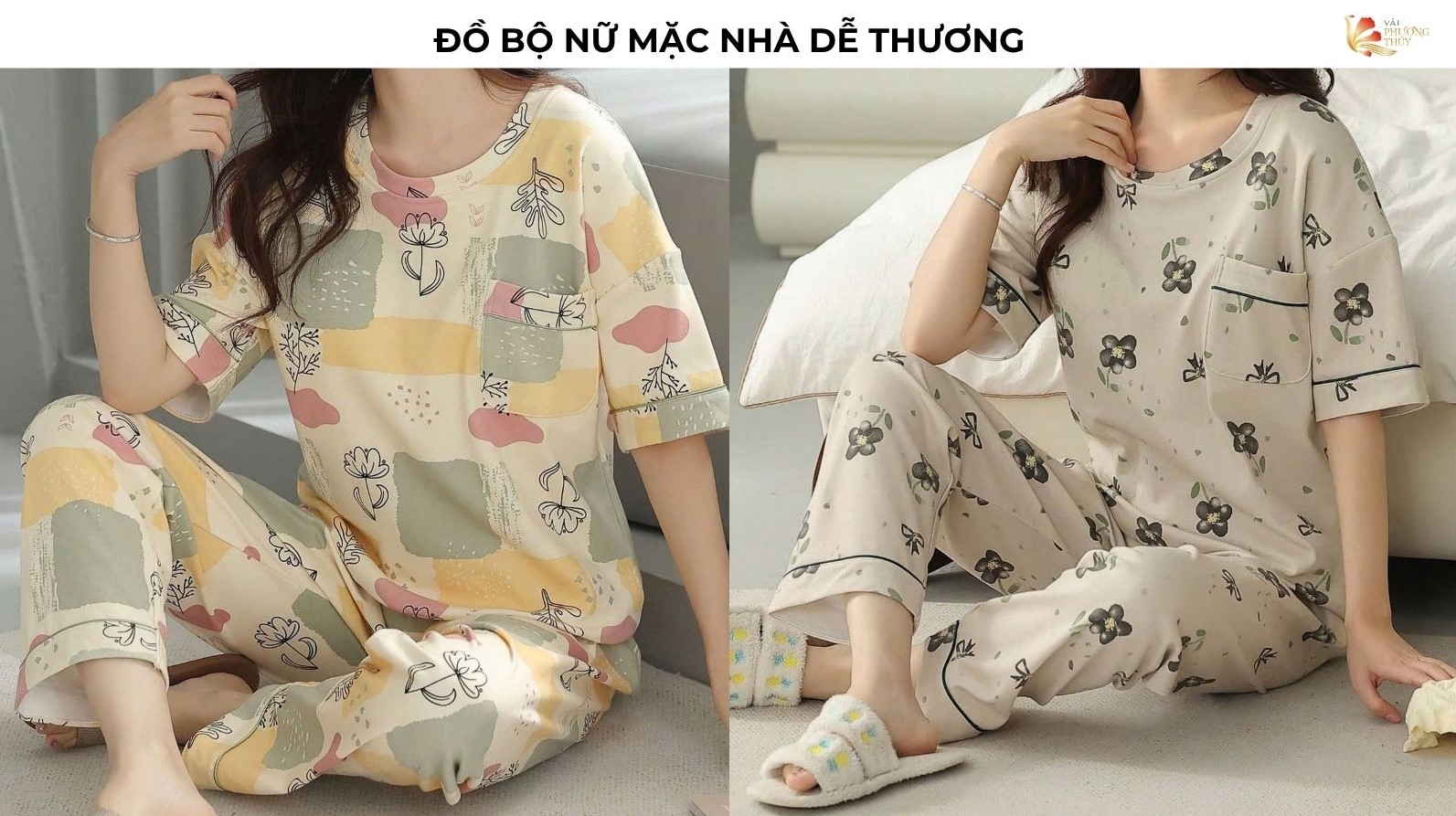 Đồ bộ nữ mặc nhà dễ thương