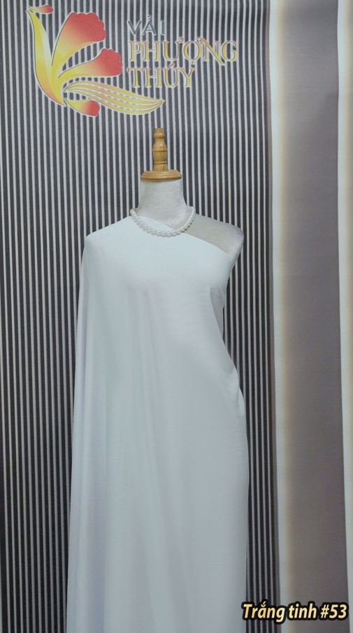 Lụa Bảo Anh trắng tinh