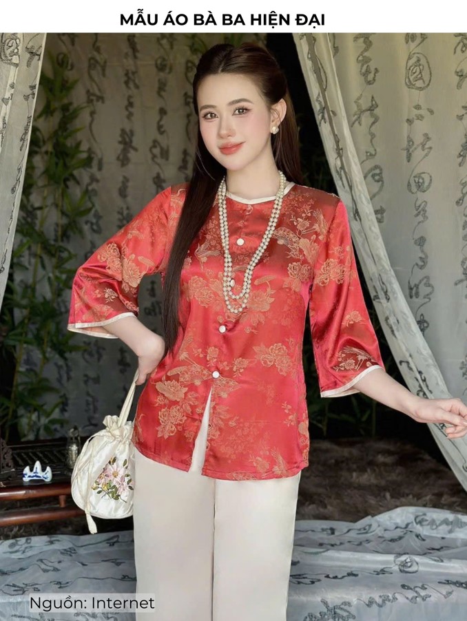 Mẫu áo bà ba hiện đại