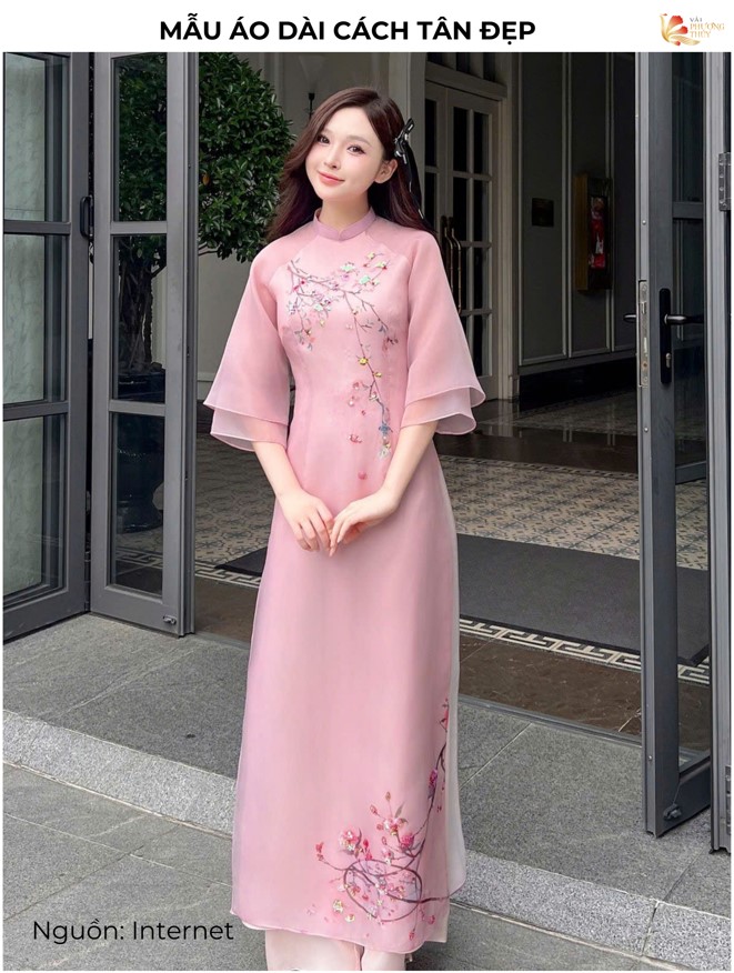 Mẫu áo dài cách tân đẹp