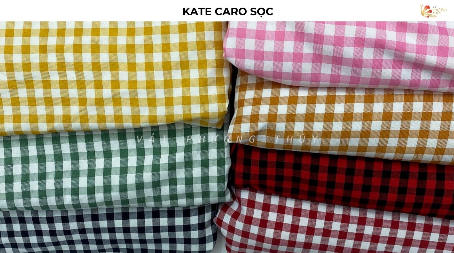 Vải kate caro