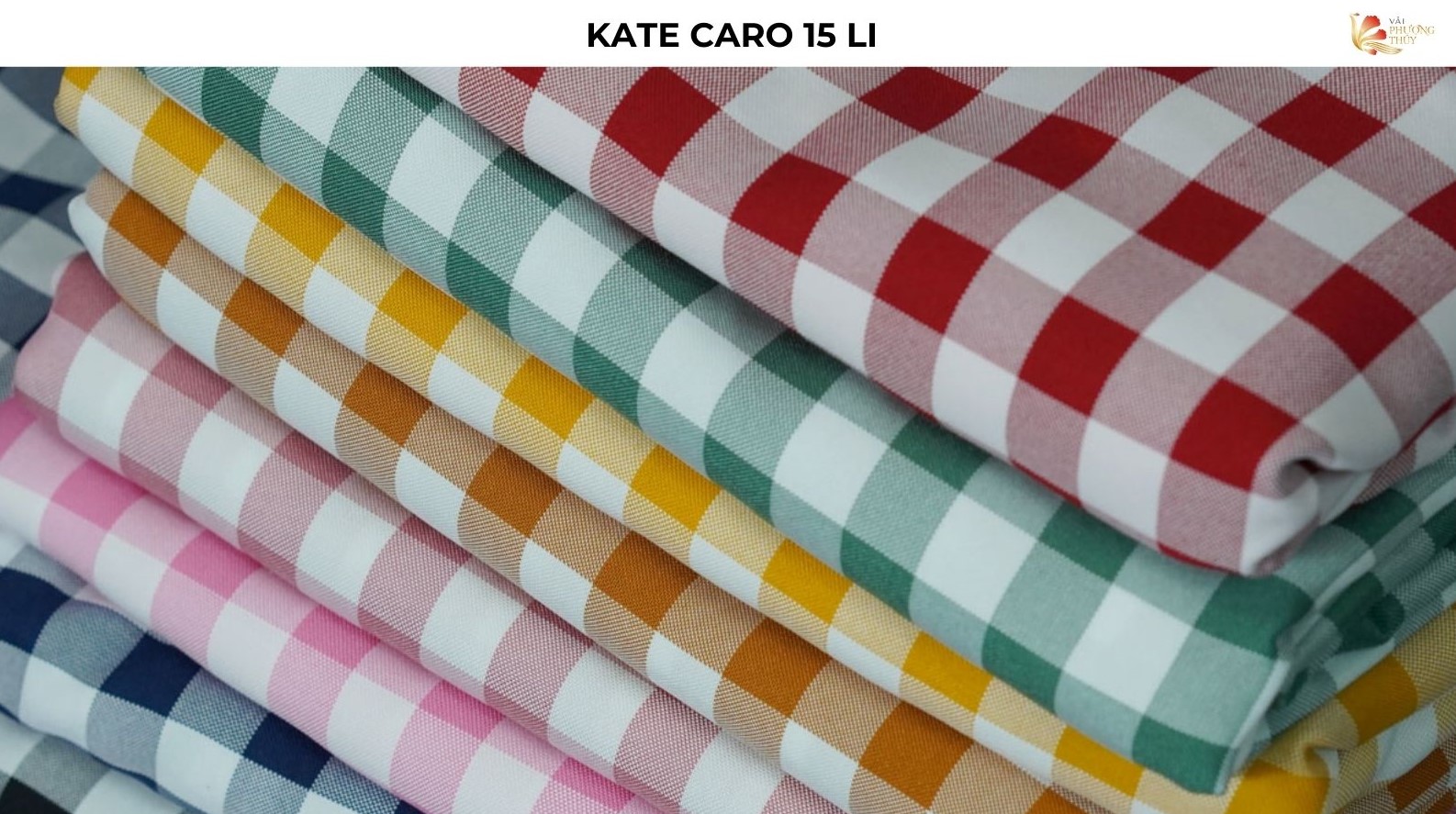 Vải kate caro 15 li (kate fos)
