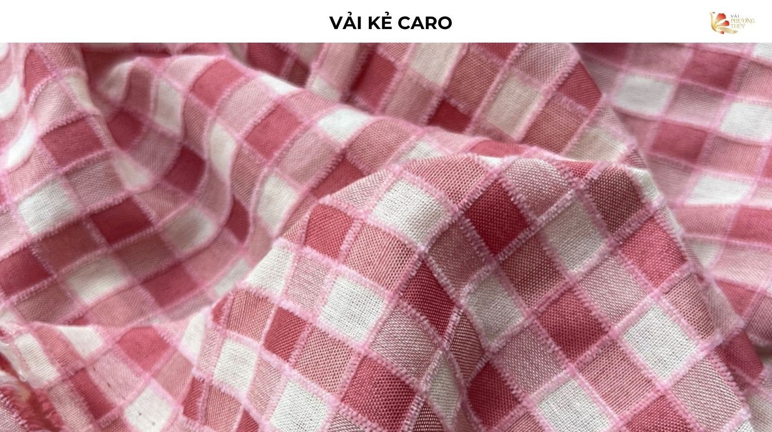 Vải kẻ caro | Vải thô cotton sọc caro Phượng Thúy