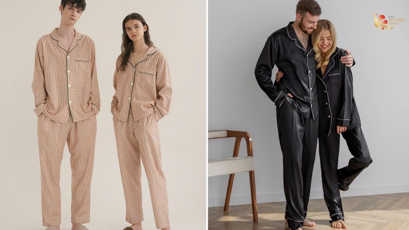 Pijama cặp đôi nam nữ