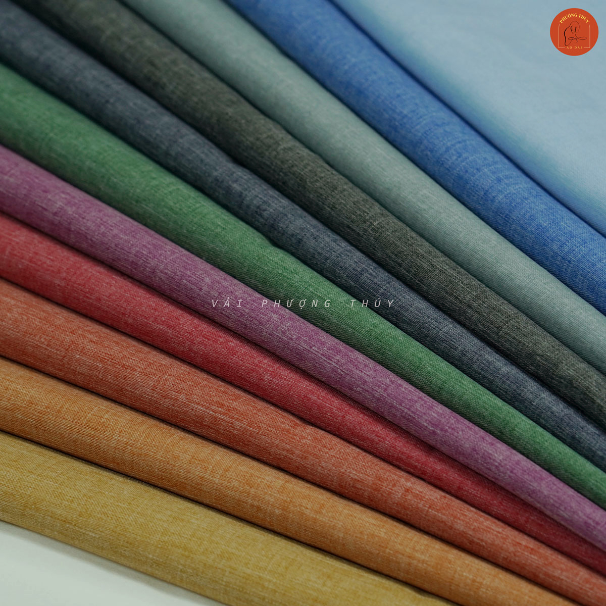 Bảng màu vải cotton silk Phượng Thúy