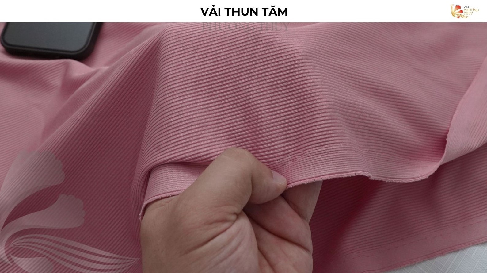 Vải thun tăm mềm mịn, co giãn 4 chiều