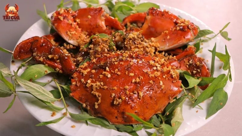 Công thức cua Cà Mau rang muối
