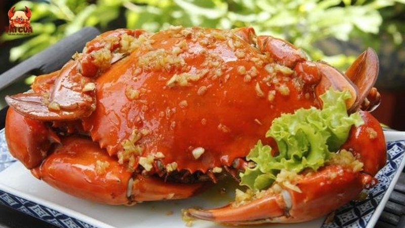 Cua biển sốt bơ tỏi