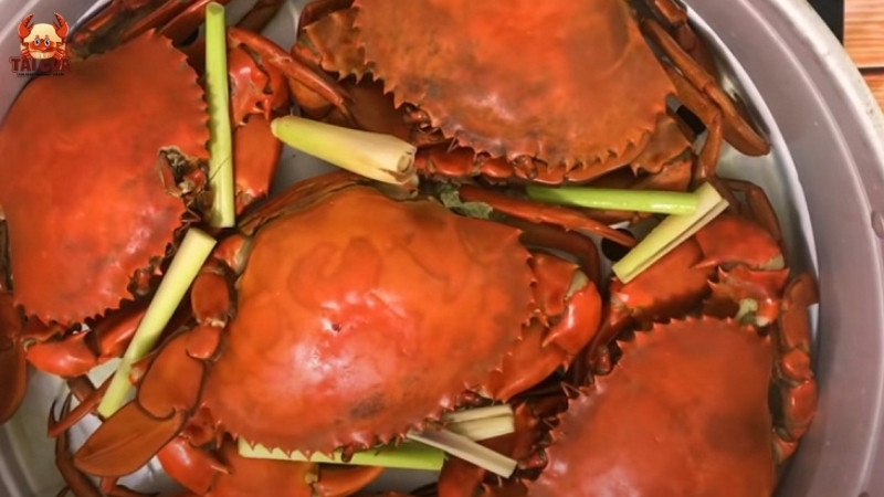 Cua Cà Mau hấp bia