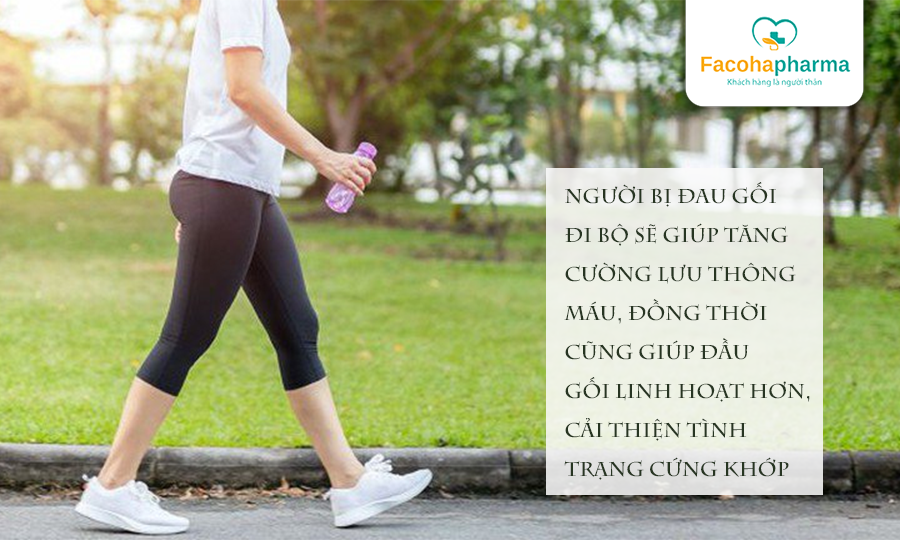 Bị đau đầu gối có nên đi bộ không?