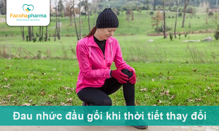 Đau nhức đầu gối khi thay đổi thời tiết