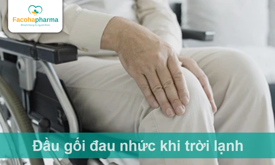 Đau nhức đầu gối khi trời lạnh