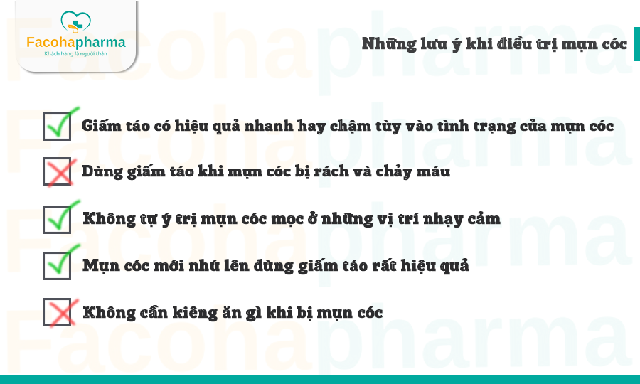 Những lưu ý khi điểu trị mụn cóc