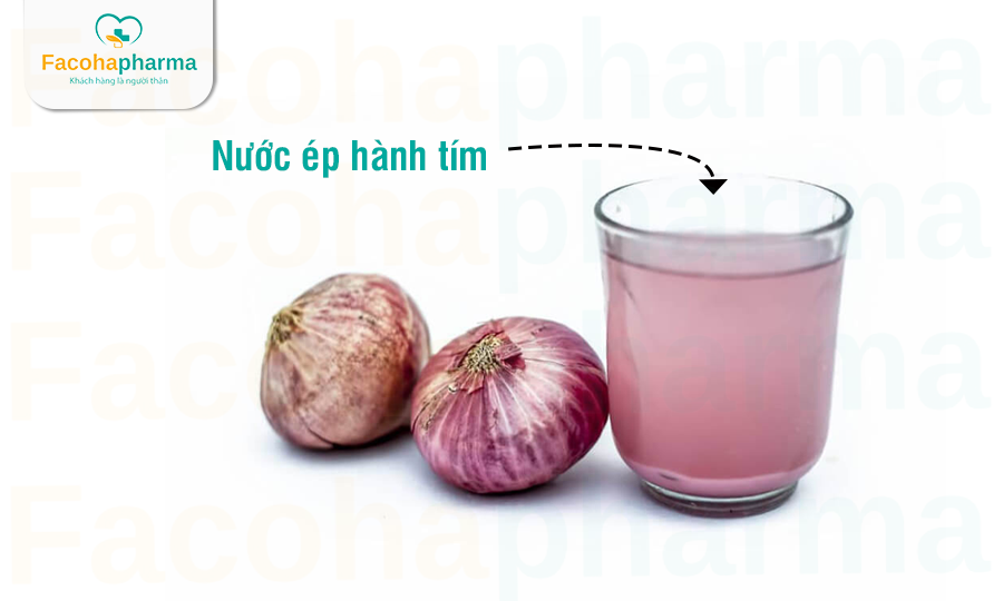 Trị mụn cóc bằng nước ép hành tím