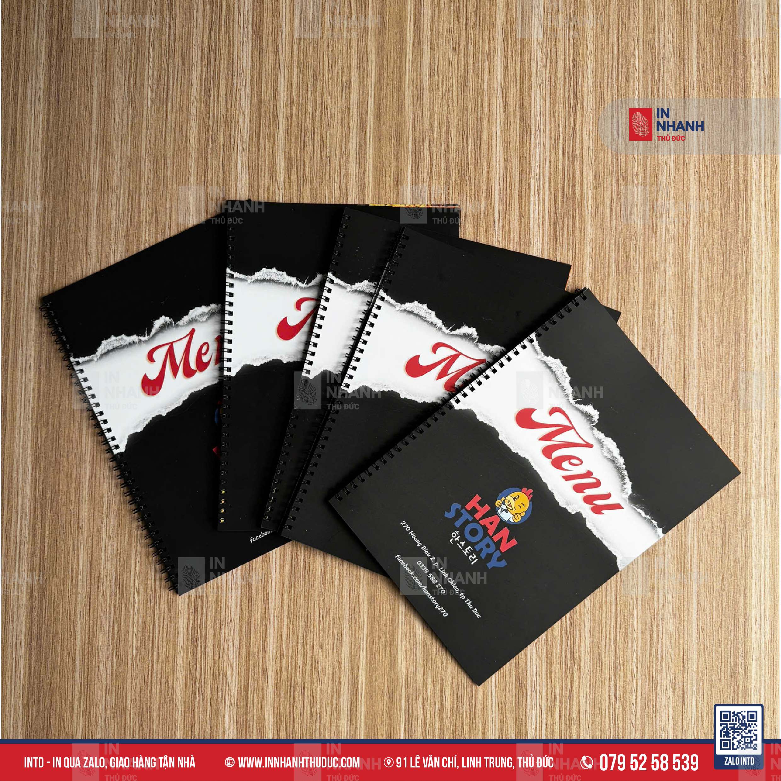 Menu, Catalogue - In Nhanh Thủ Đức