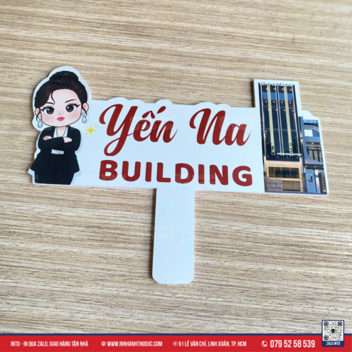 Hashtag cầm tay khai trương nhà In Nhanh Thủ Đức