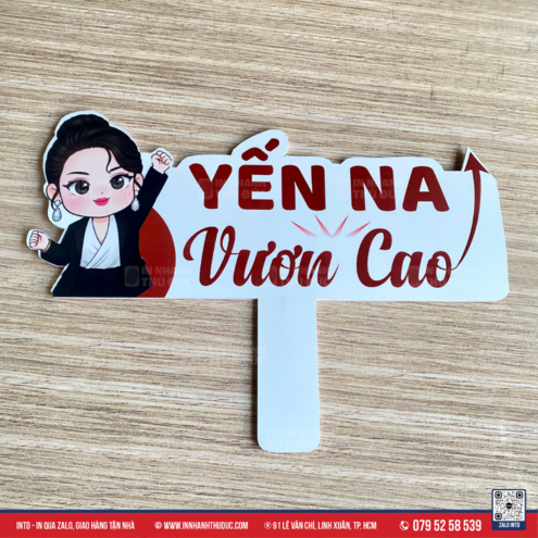 Hashtag cầm tay khai trương nhà In Nhanh Thủ Đức