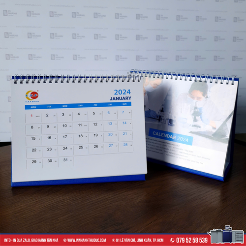 Lịch để bàn chữ A