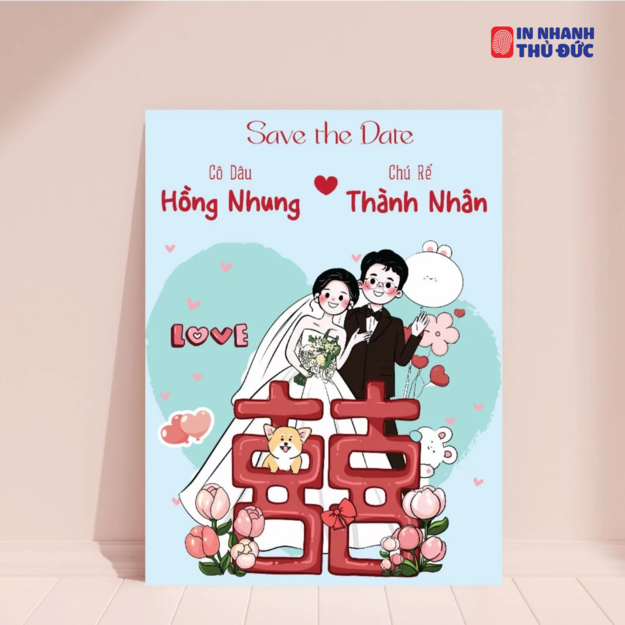 Bảng Welcome dễ thương cho lễ cưới, hỏi, dạm ngõ