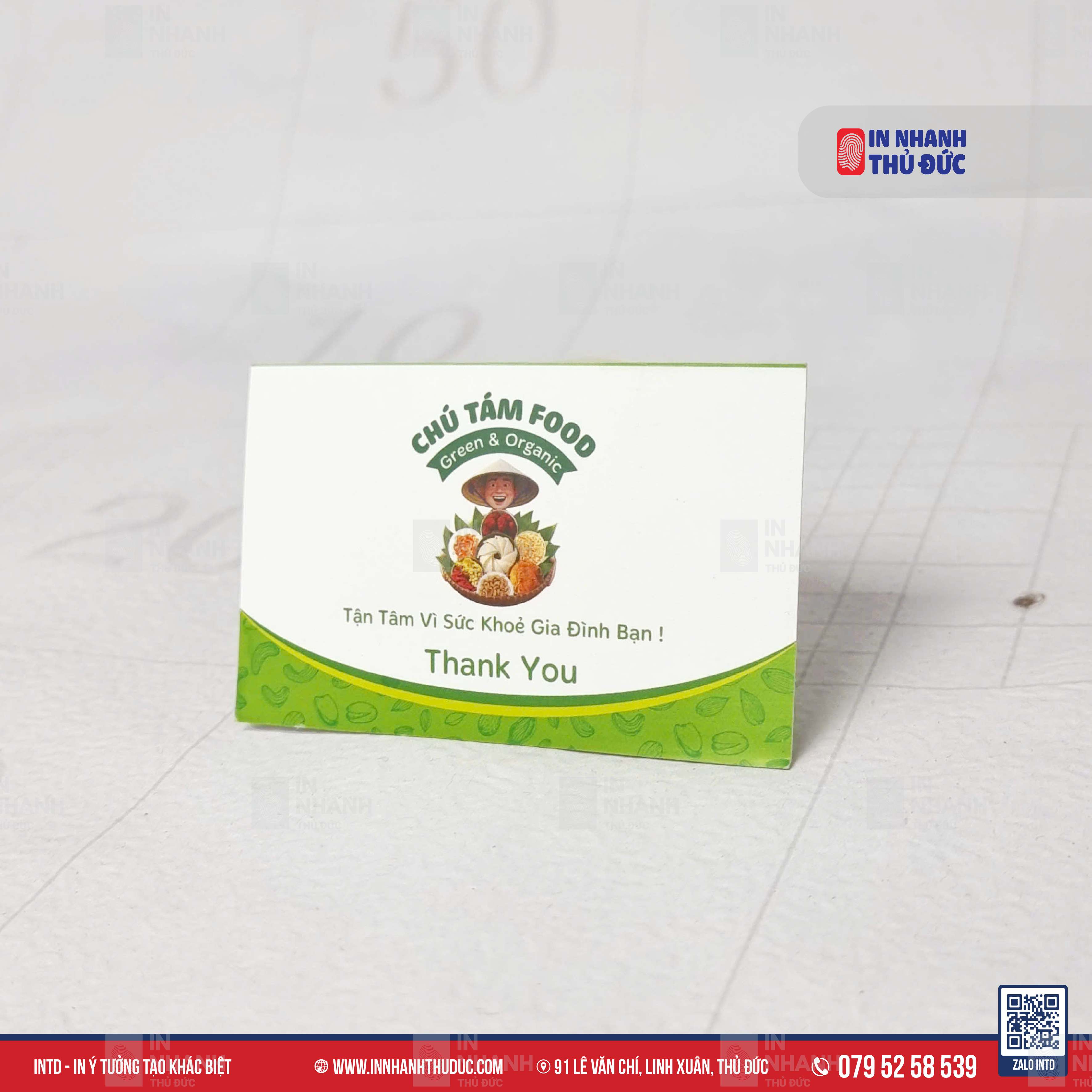 Danh thiếp tối giản - In Nhanh Thủ Đức