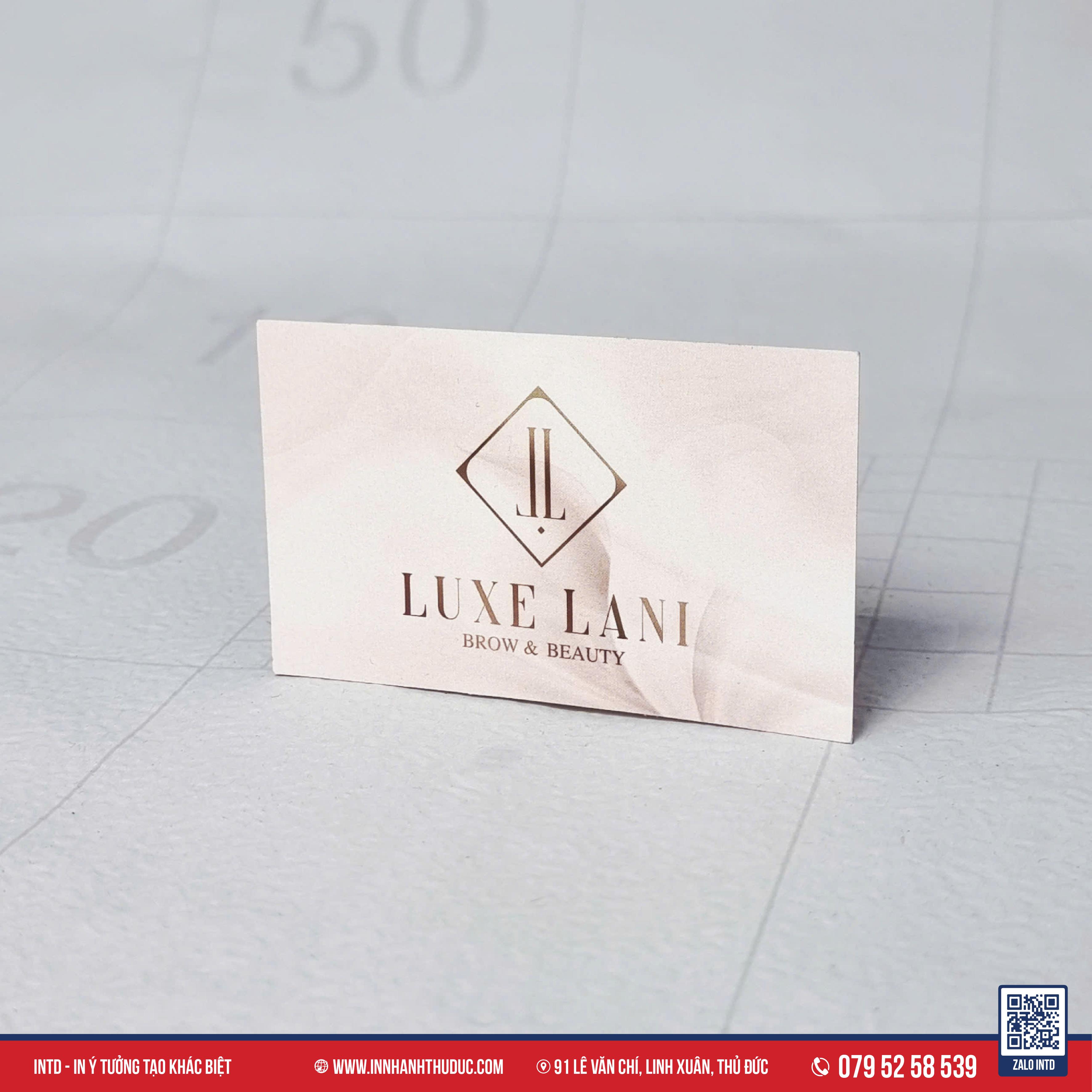 Danh thiếp tối giản - In Nhanh Thủ Đức