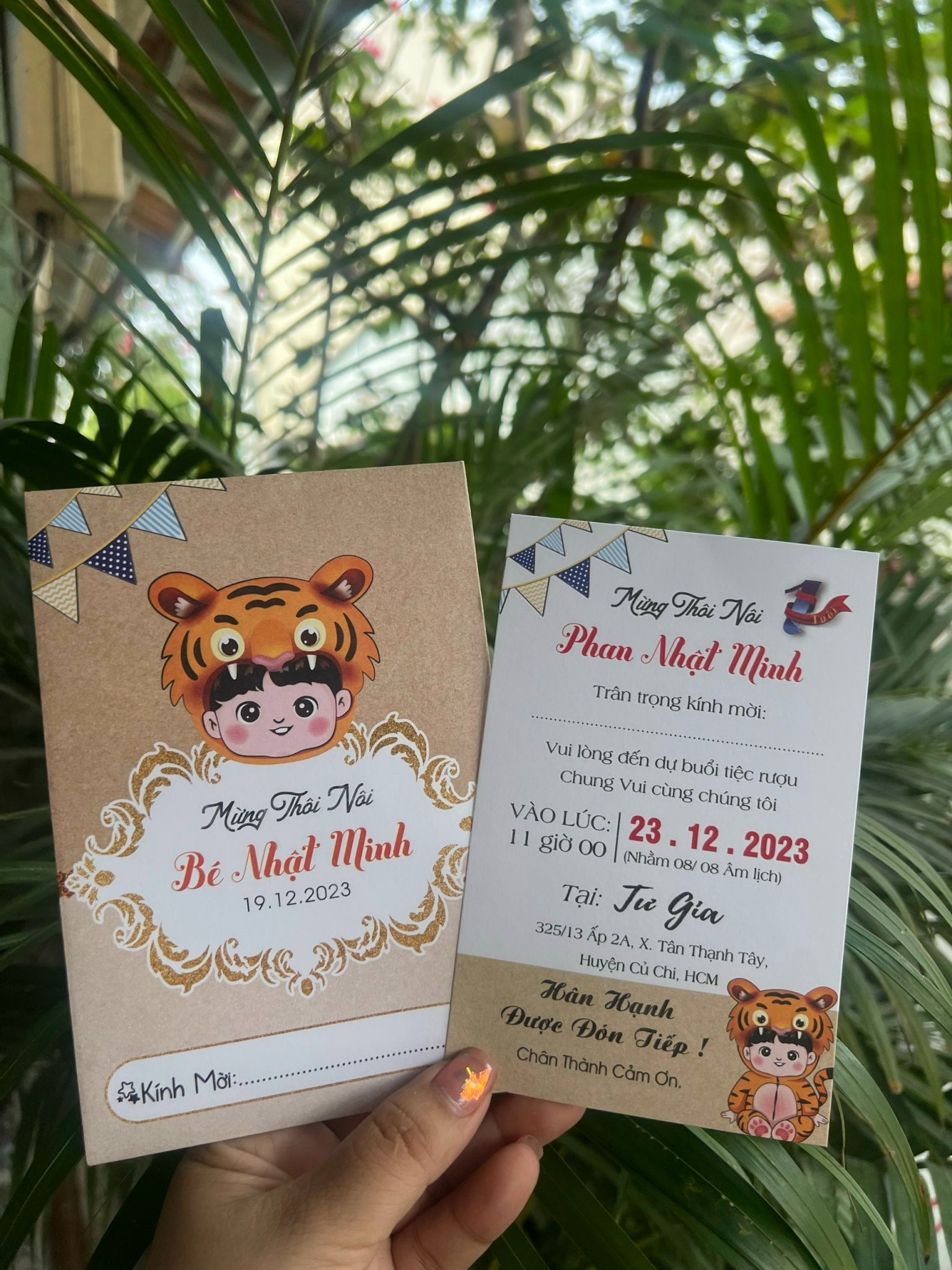 thiệp thôi nôi - in nhanh thủ đức