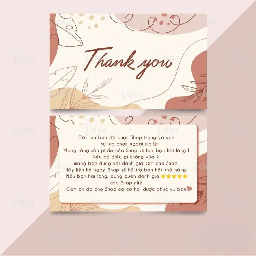 in thank you card tại in nhanh thủ đức