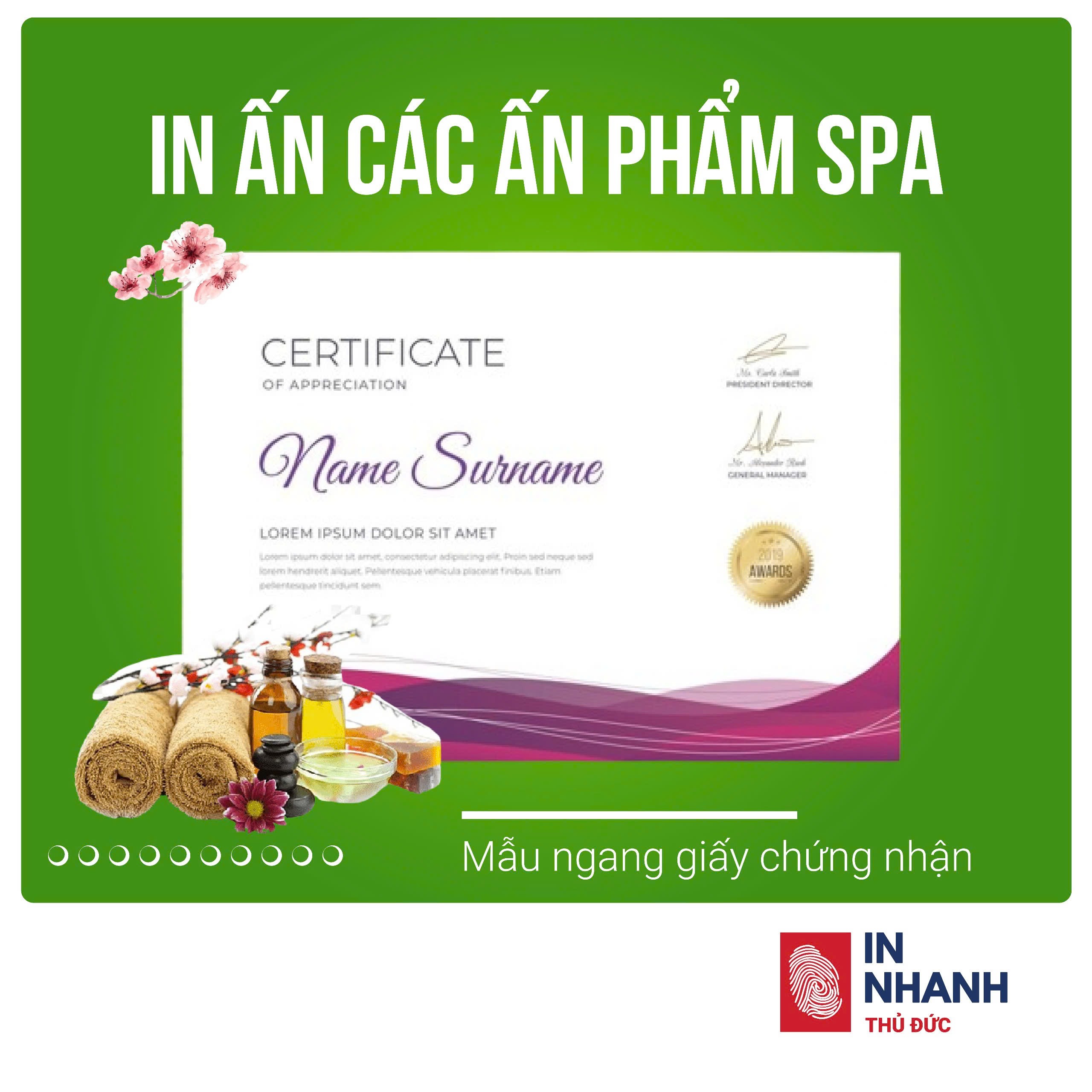 ấn phẩm thẩm mỹ - IN NHANH THỦ ĐỨC - 0795258539
