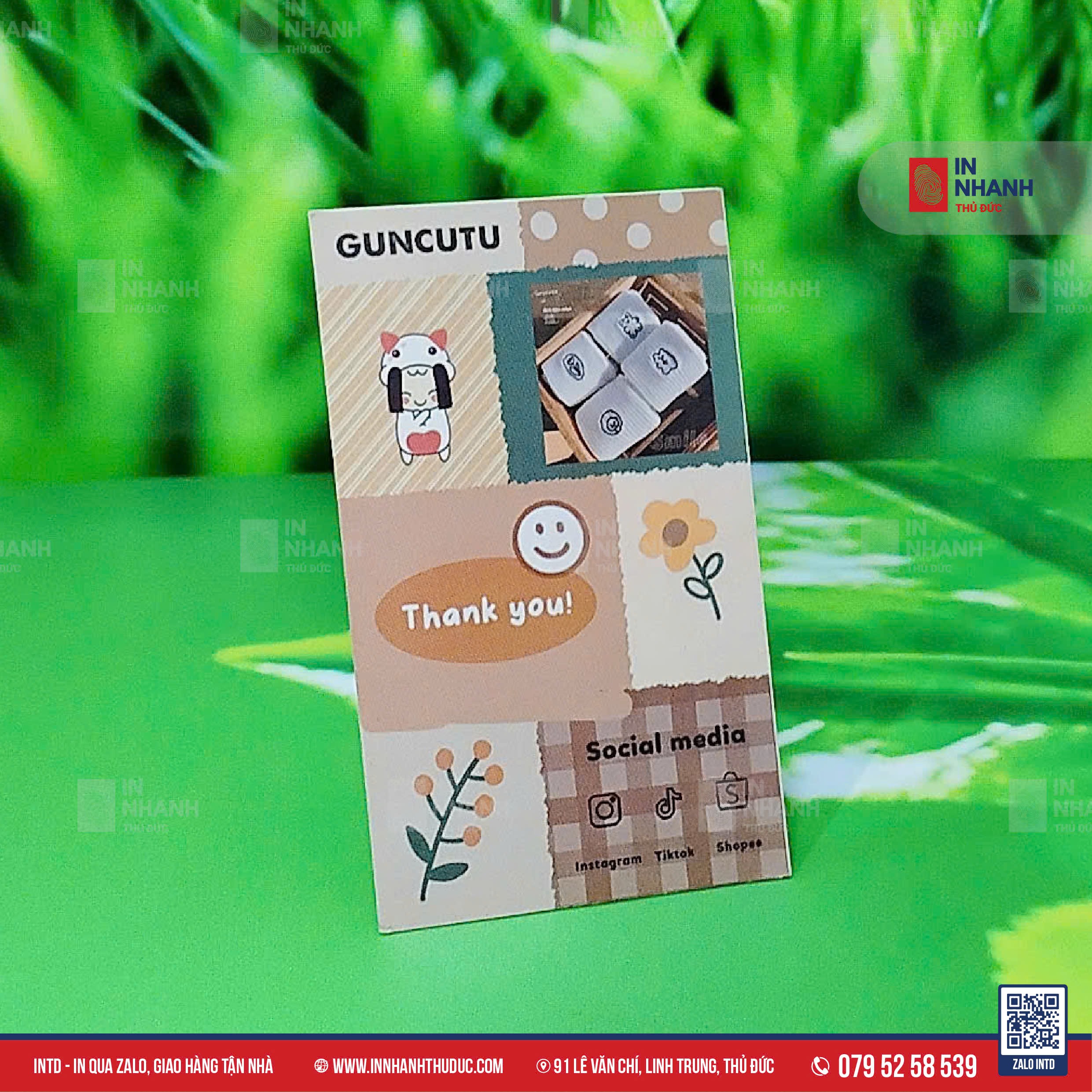 DANH THIẾP ĐỨNG - IN NHANH THỦ ĐỨC - 0795258539