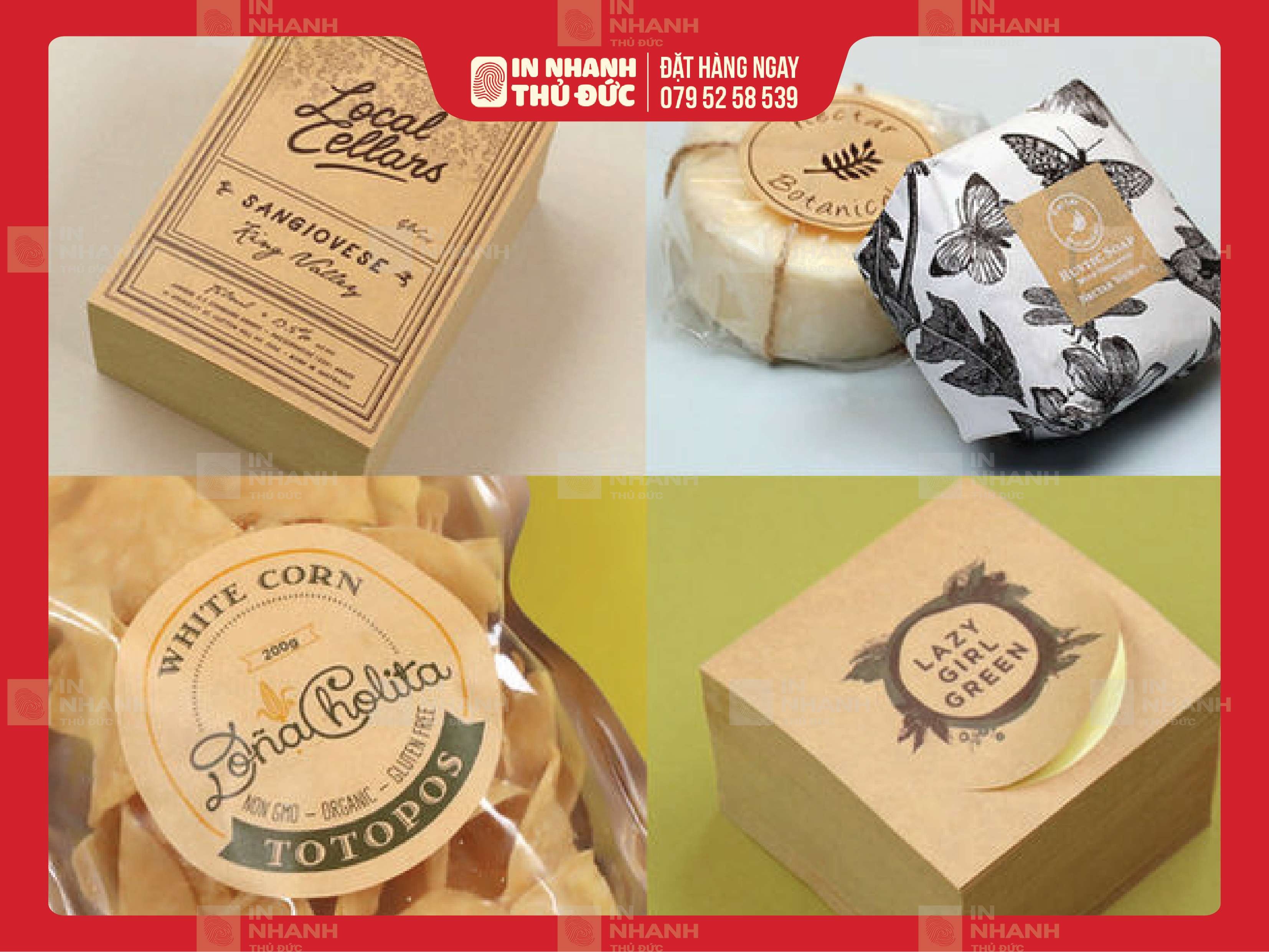 Decal giấy Kraft - In Nhanh Thủ Đức