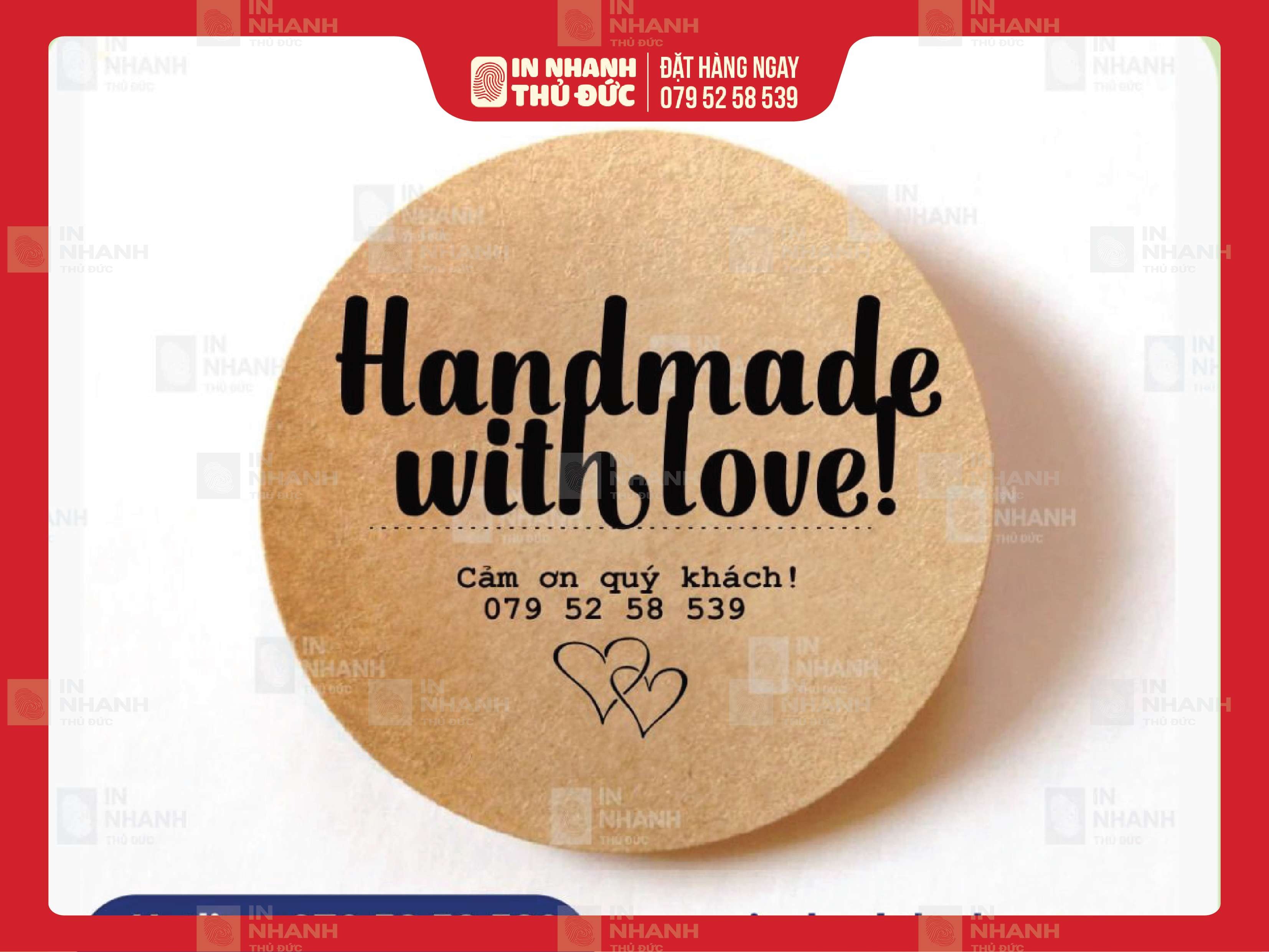 Decal giấy Kraft - In Nhanh Thủ Đức