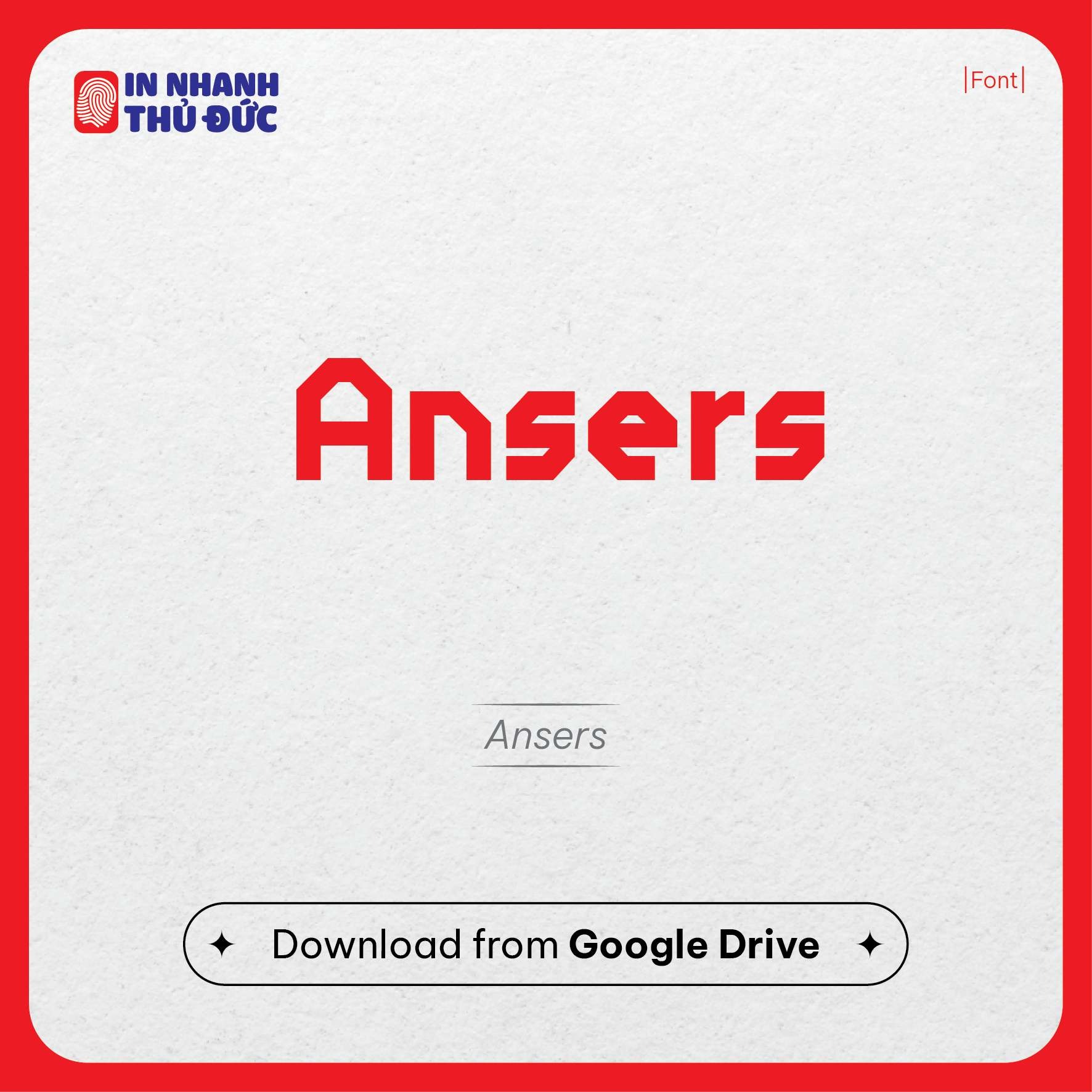 Font Chữ Đẹp - In Nhanh Thủ Đức