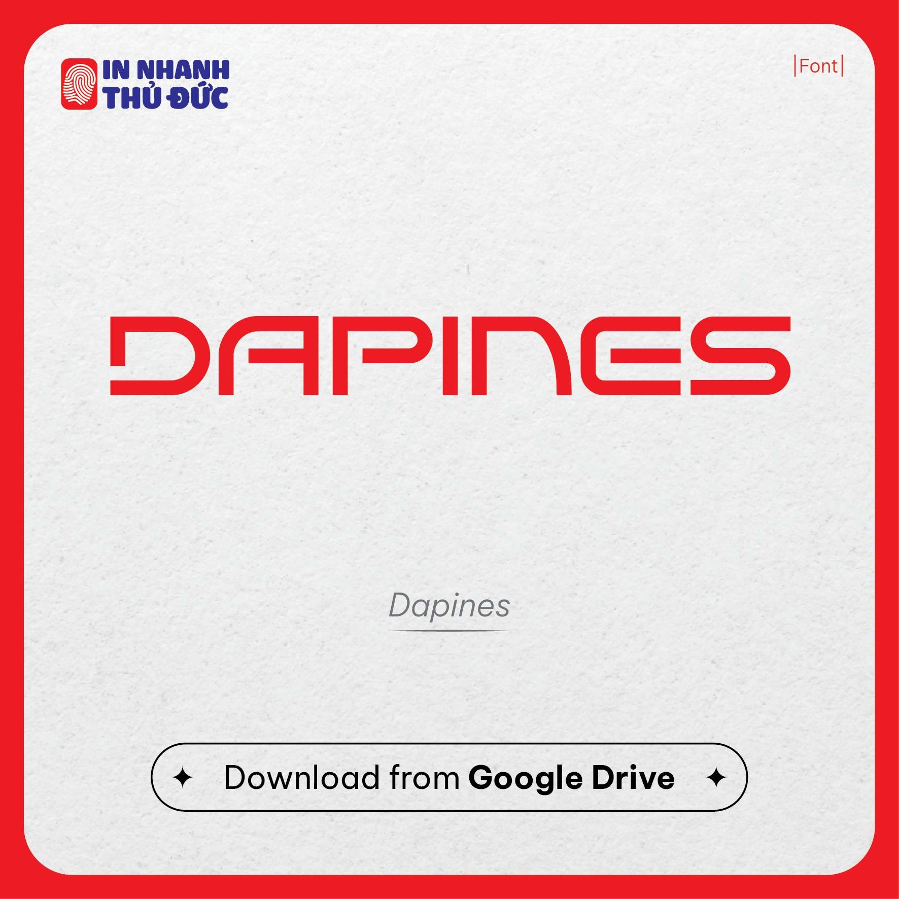 Font Chữ Đẹp - In Nhanh Thủ Đức
