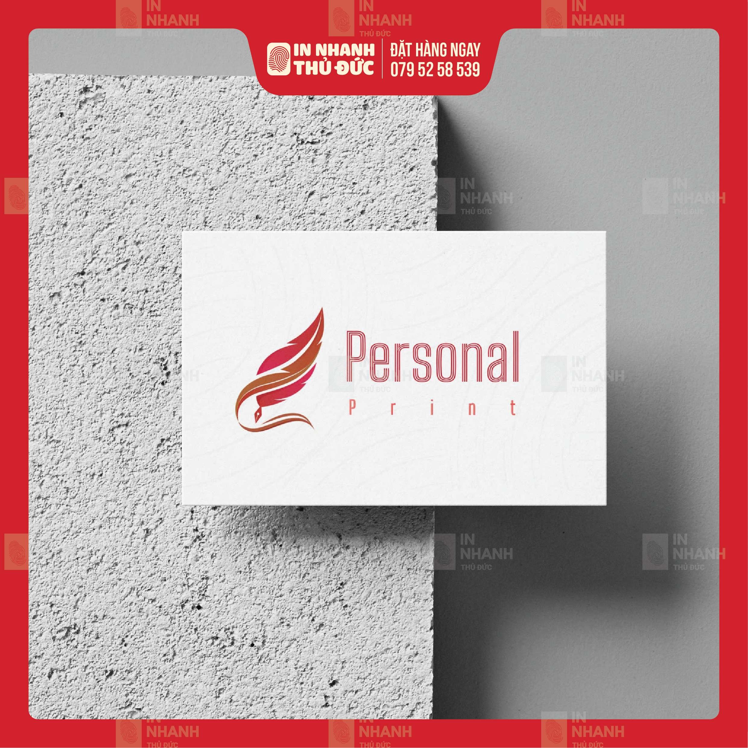 Danh thiếp giấy Couche