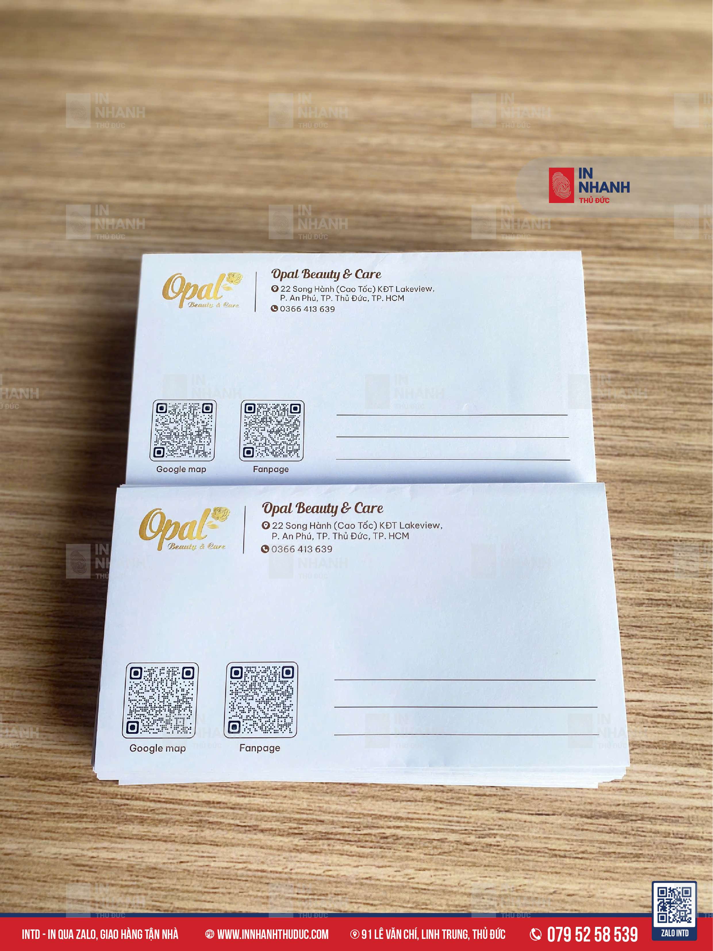 Bao thư nhỏ - In Nhanh Thủ Đức - 0795258539