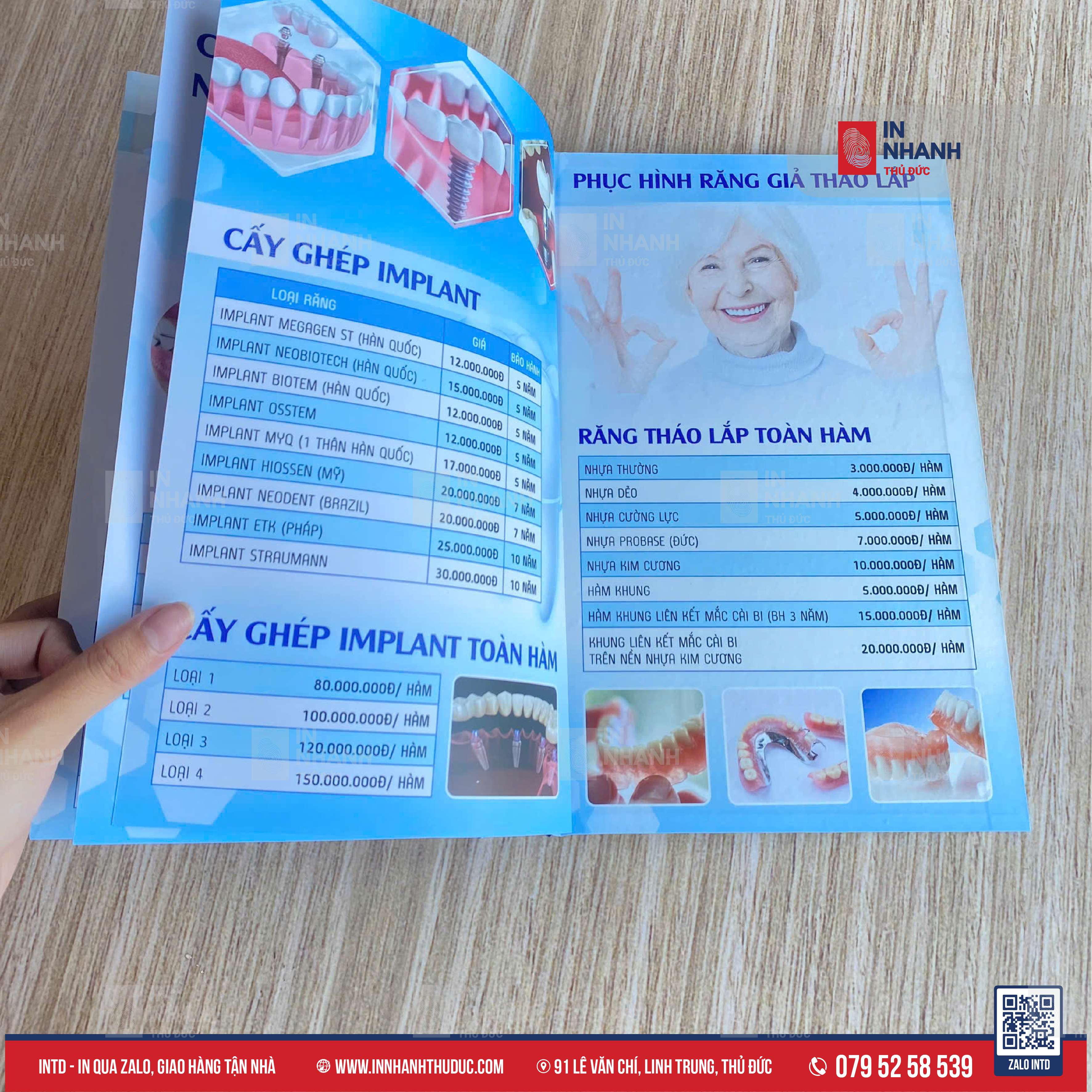 Catalogue Nha Khoa - In Nhanh Thủ Đức