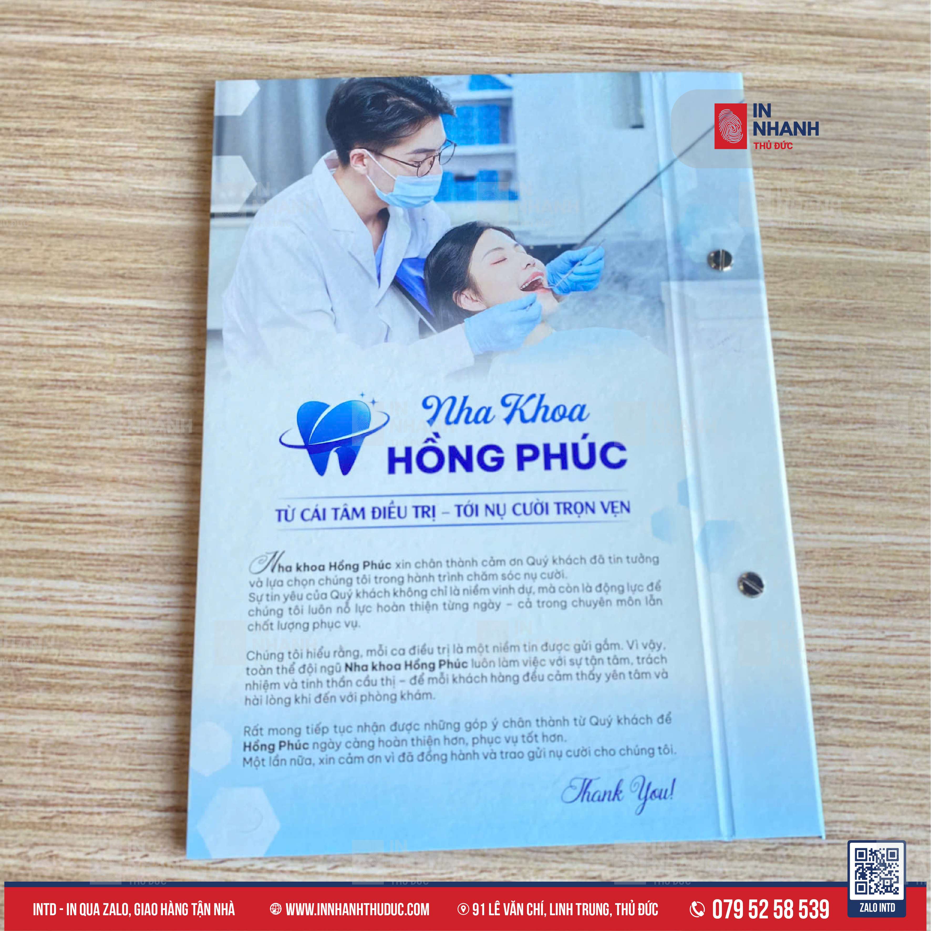 Catalogue Nha Khoa - In Nhanh Thủ Đức