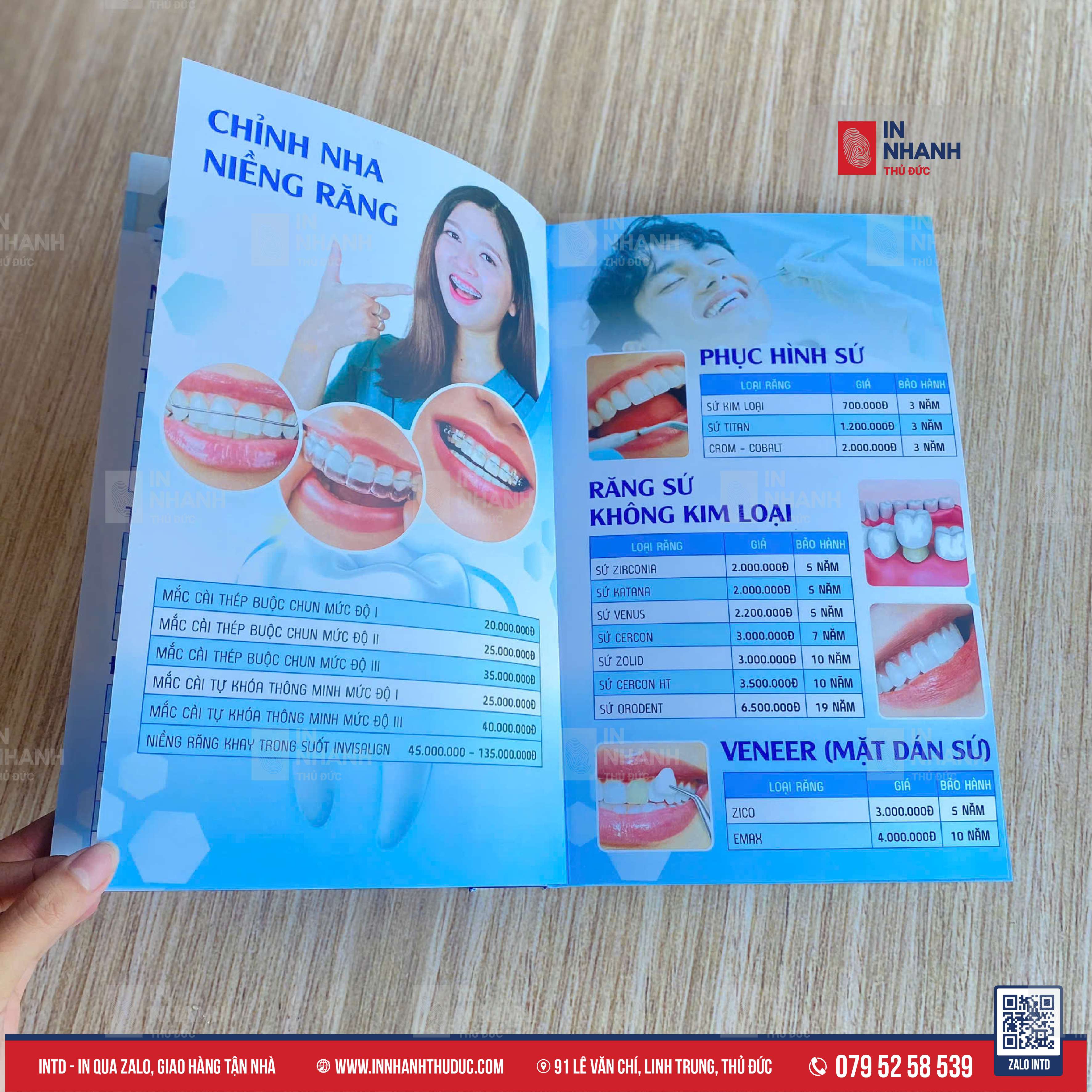 Catalogue Nha Khoa - In Nhanh Thủ Đức