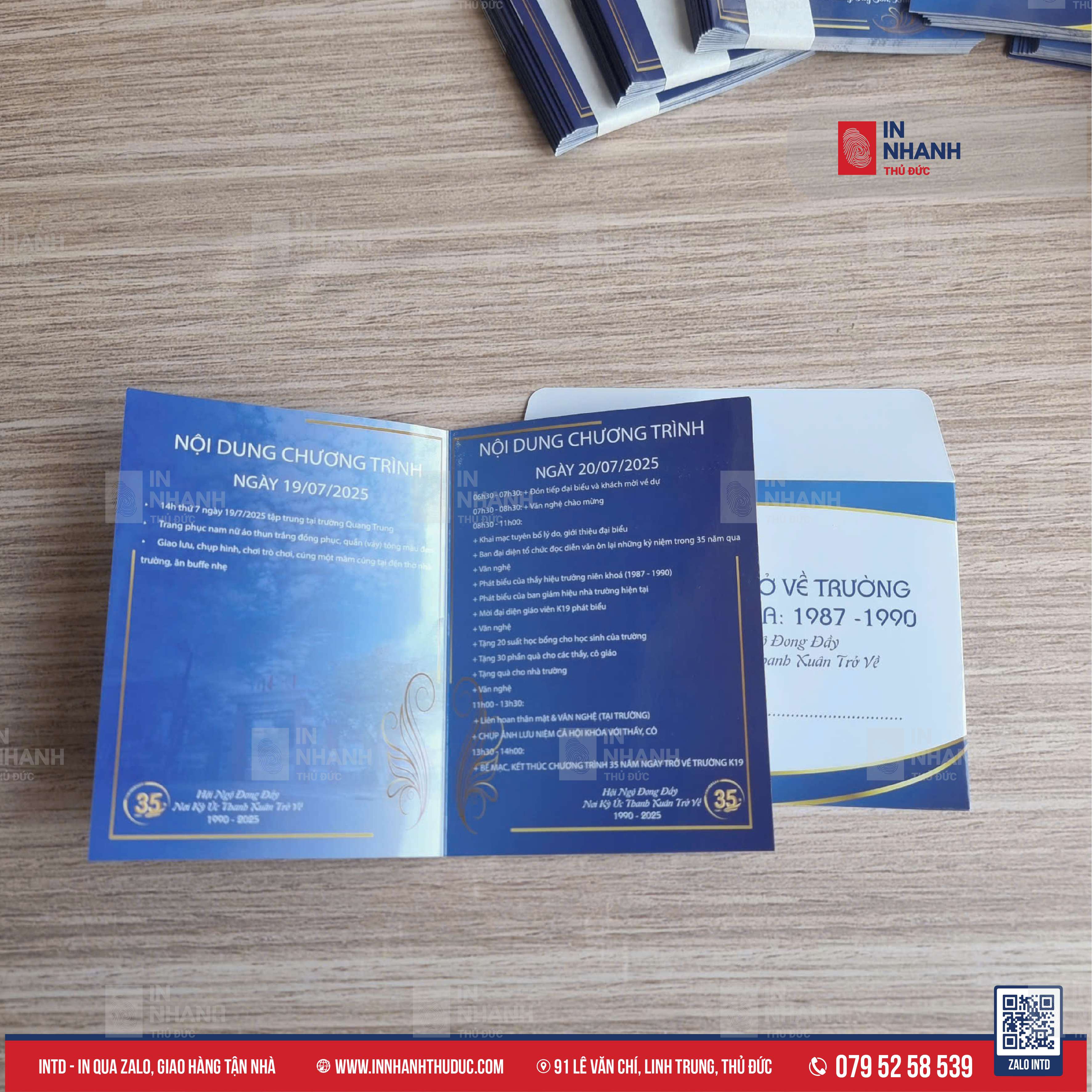 Bao thư - Thiệp - In Nhanh Thủ Đức