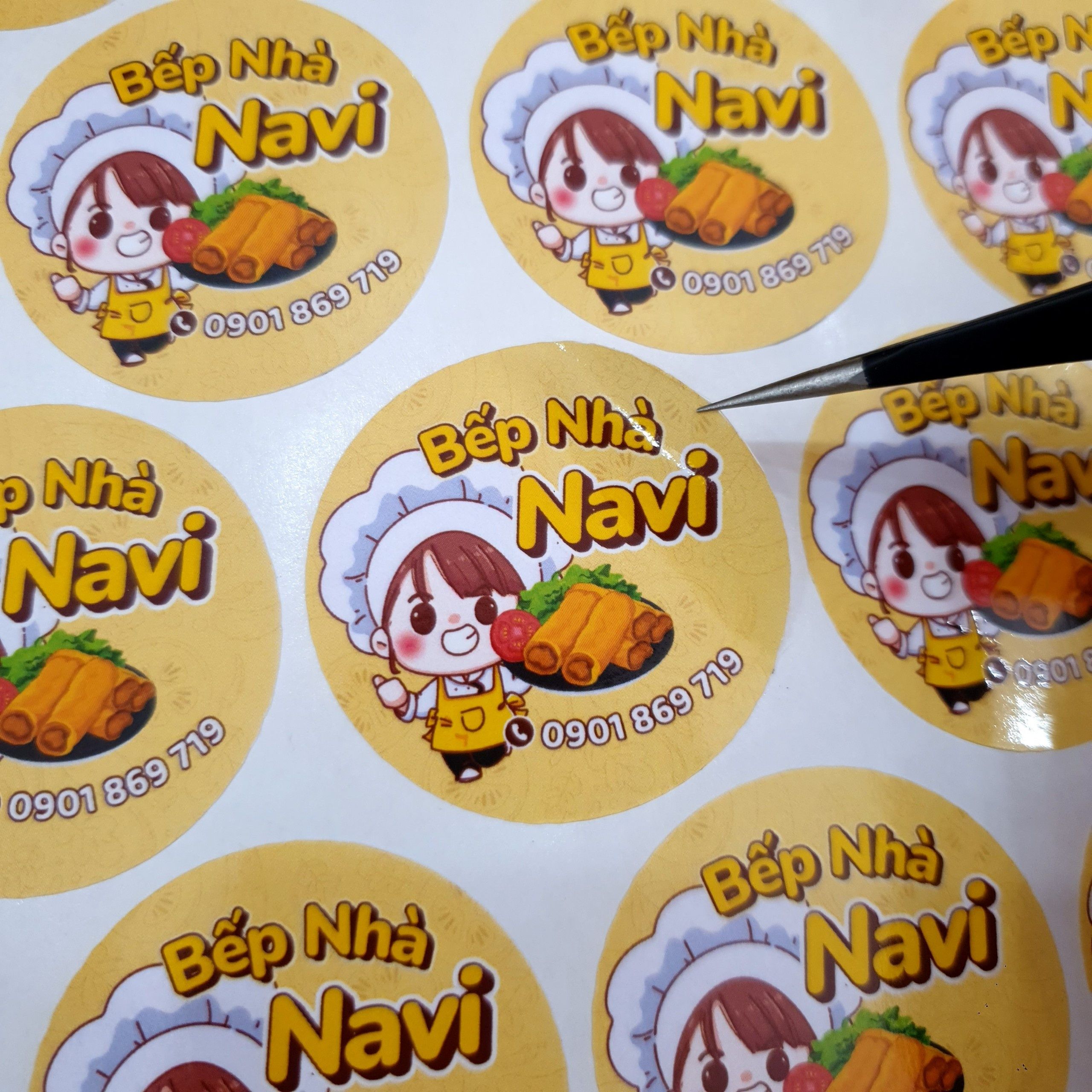 Decal giấy - cán bóng