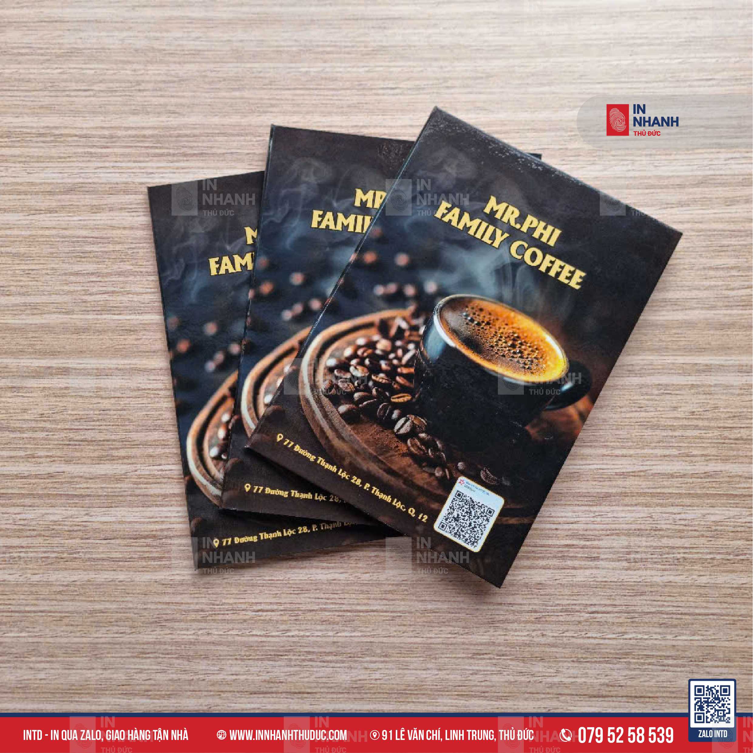 Menu Carton - In Nhanh Thủ Đức