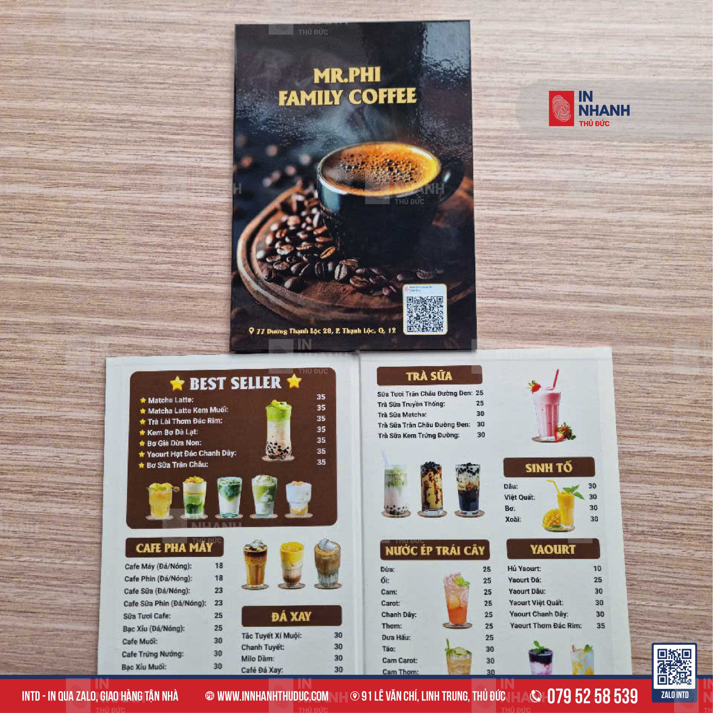 Menu - Carton - INTD